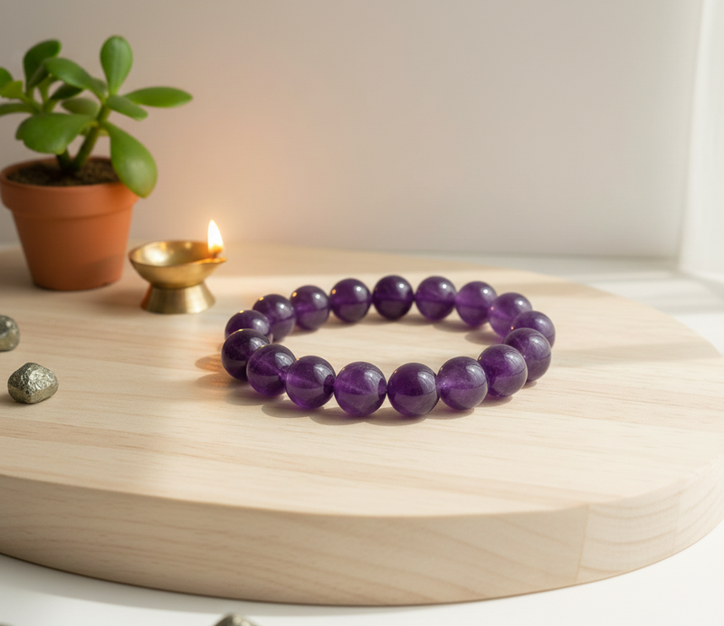 Natural Amethyst Bracelet
