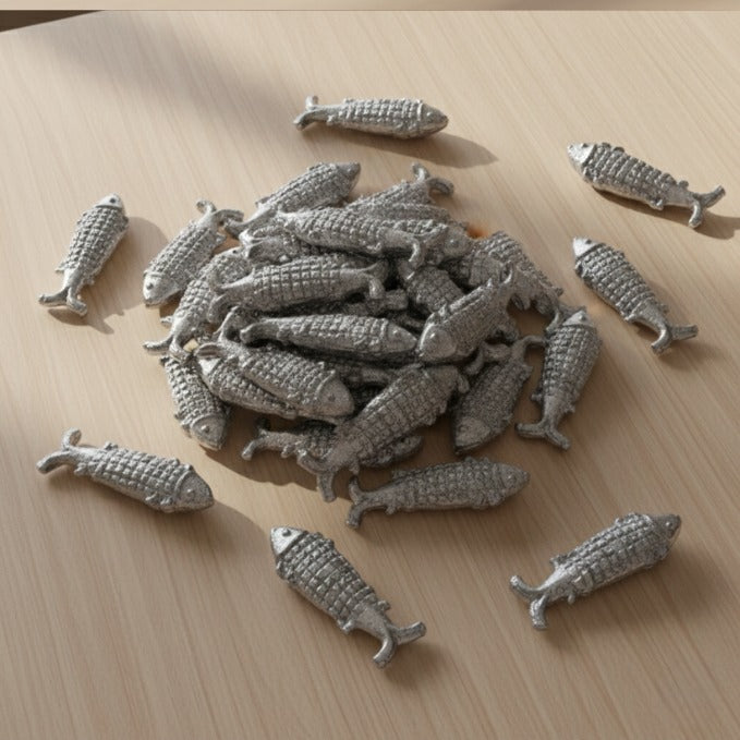 LEAD FISH (SET OF 21)