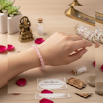 Pink Crystal Bracelet (Rose Quartz)
