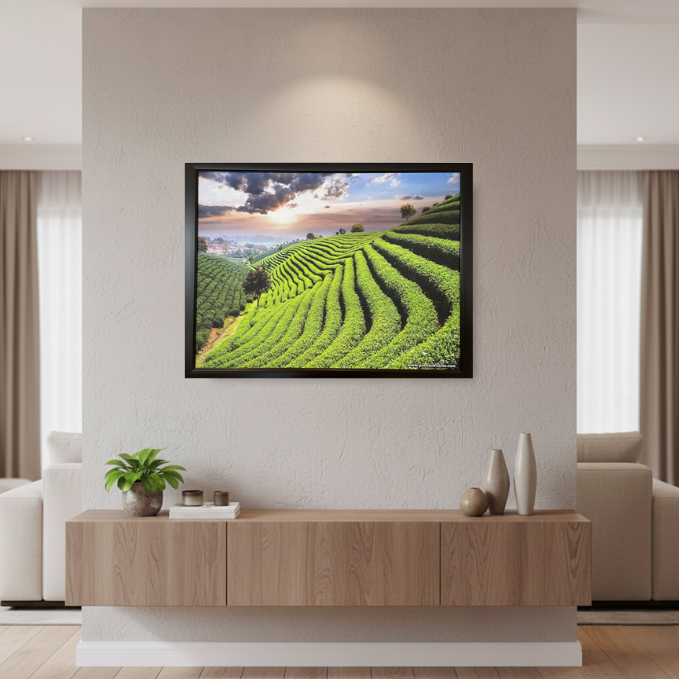 Green Landscape Painting (Small )