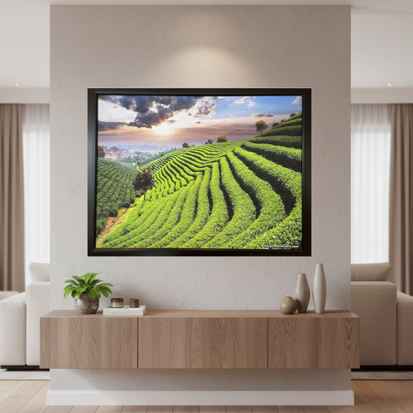 Green Landscape Painting