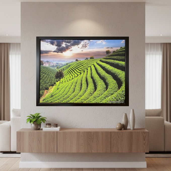 Green Landscape Painting