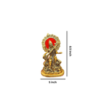 Brass Saraswati