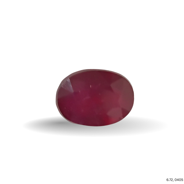 6.72 CARAT RUBY (GRADE A)