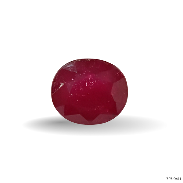 7.97 CARAT RUBY (GRADE A)