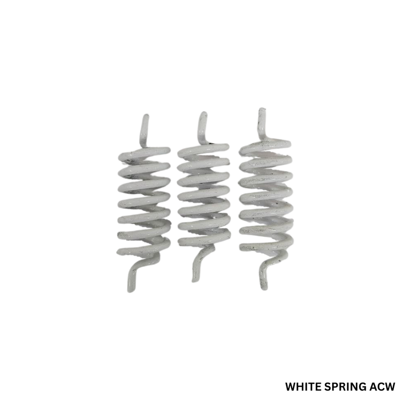 White Anti- clockwise Spring