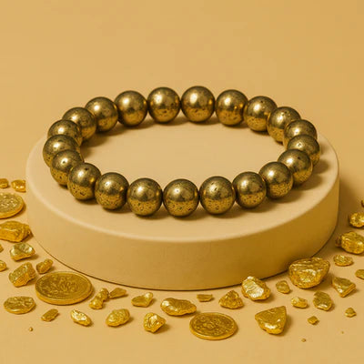 Raw Pyrite Bracelet